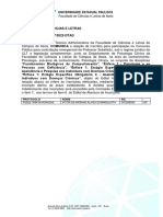 Faculdade de Ciências e Letras de Assis: Protocolo Nome RG