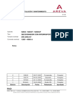 Instrucciones de Instalación Y Mantenimiento