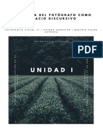 La Mirada Del Fotógrafo Como Espacio Discursivo