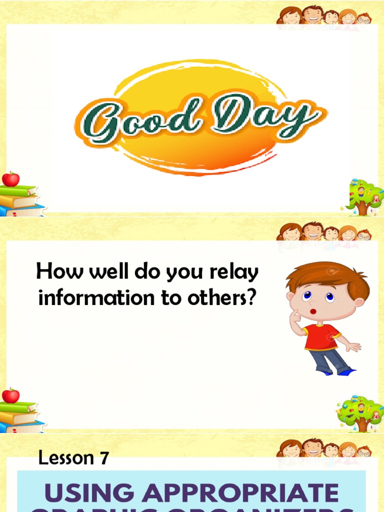 G4 Q3 Lesson+7+ The+use+of+graphic+organizers+in+text+read | PDF ...