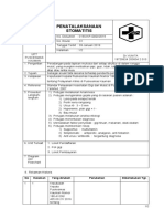 Sop Penatalaksanaan Stomatitis 2019