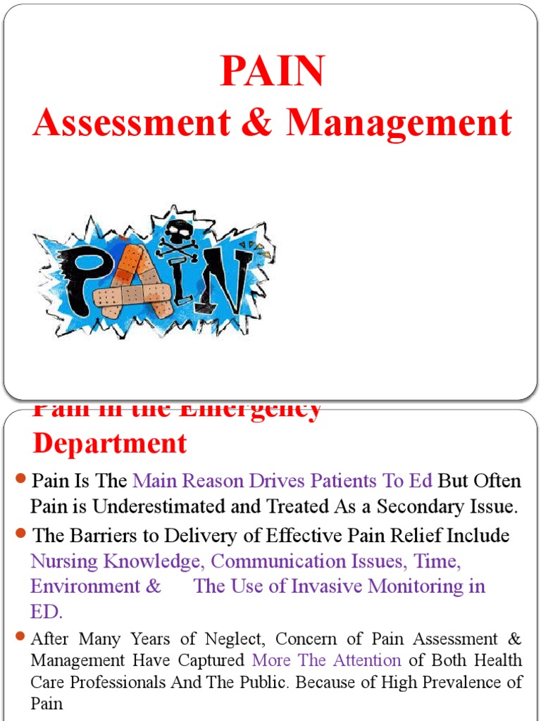 Pain Assessment in Emergency Care | PDF | Pain | Peripheral Neuropathy