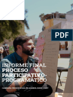 Informe Final Proceso Participativo Programático X Gabriel Boric