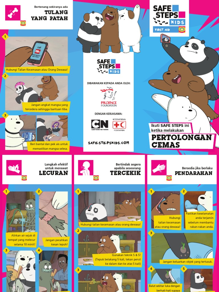 SAFE STEPS First Aid Comics PDF