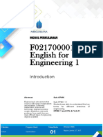 F021700001 - English For Engineering 1: Modul Perkuliahan