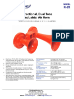 Directional, Dual Tone Industrial Air Horn: Model