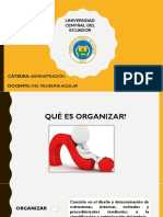 Universidad Central del Ecuador: Organización y departamentalización