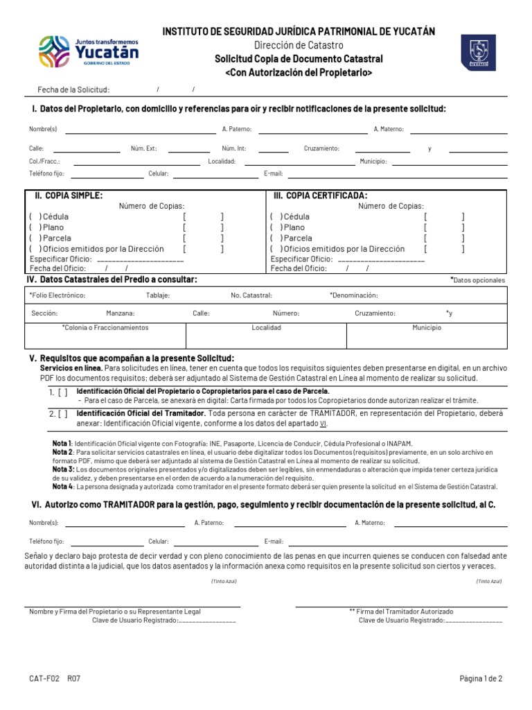 Formato Cat F02 Pdf