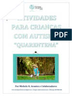 Ebook Atividades para Crianças Com Autismo Quarentena