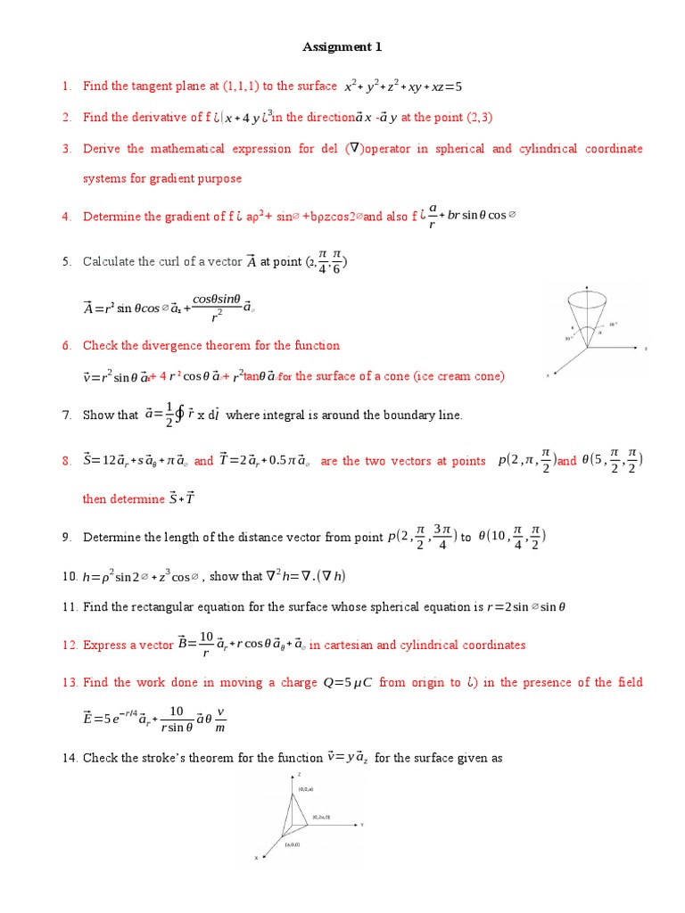 Assignment 1 | PDF | Gradient | Vector Space