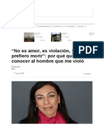 "No Es Amor, Es Violación, y Prefiero Morir" - Por Qué Quise Con