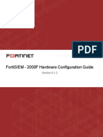 Fortisiem - 2000F Hardware Configuration Guide