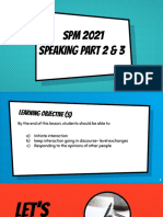 Speaking SPM