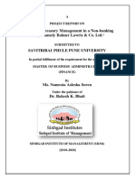 A Study of Treasury Management in A Non-Banking Entity-Namely Balmer Lawrie & Co. LTD