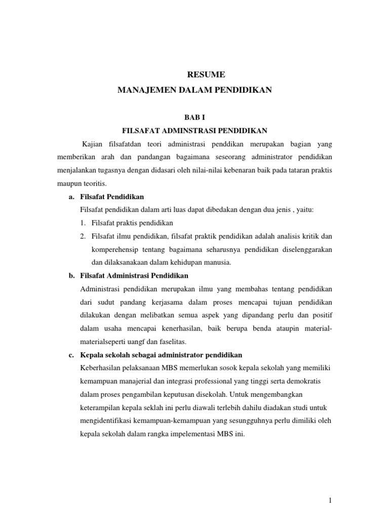 Makalah Organisasi Pendidikan Pdf