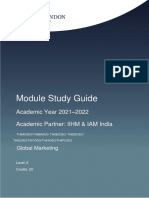 Module Study Guide: Academic Year 2021 - 2022 Academic Partner: IIHM & IAM India
