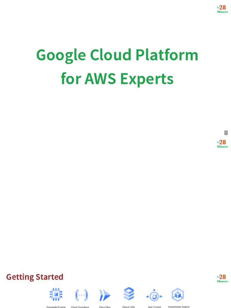GCP For Aws Professionals Presentation Download Free PDF Cloud