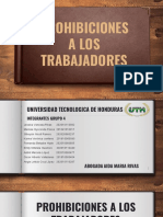 Expo Grupo 4 - Prohibiciones A Los Trabajadores