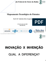 Apresentação Prospecção Tecnológica SEBRAE 2022