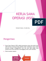 Kerja Sama Operasi (KSO) (01-11-2021)
