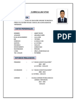 Curriculum Vitae Albert Freyre Ancajima Flores.