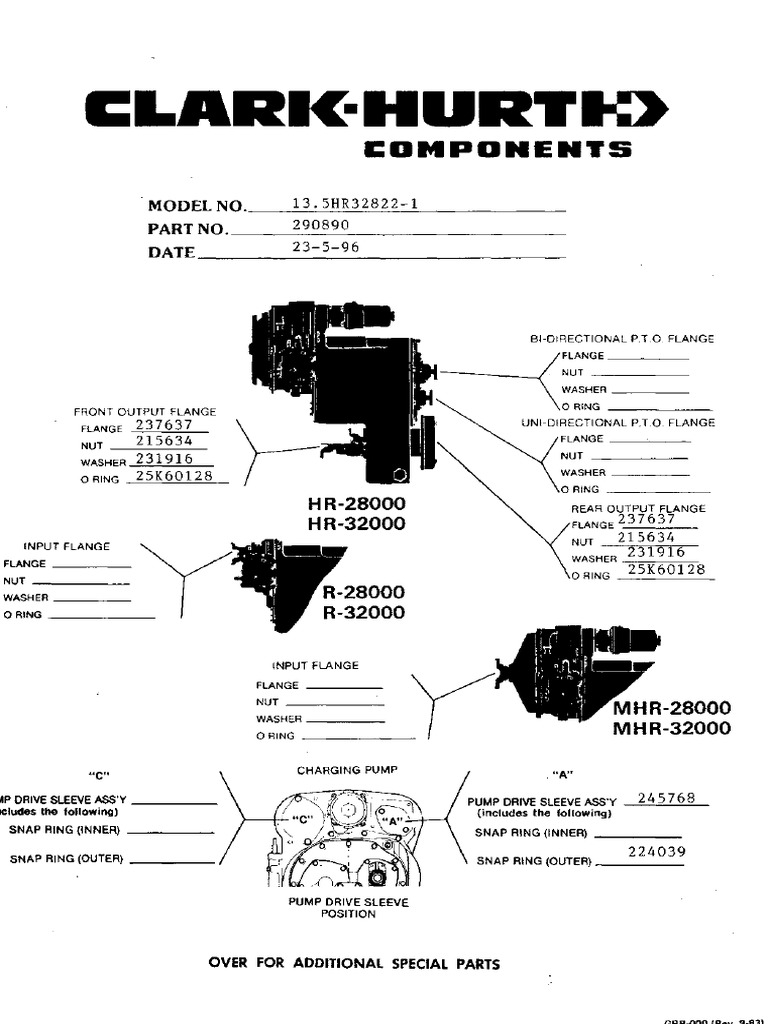 13.5HR328221 290890 PDF Clutch Gear