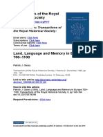 geary, land, language and memory in Europe, 1999