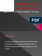 Pendidikan Tinggi Farmasi Di Indonesia