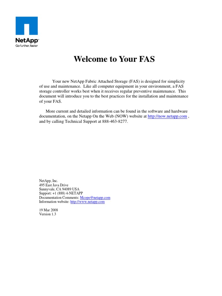 Welcome To Your FAS | PDF