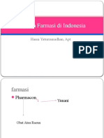 SEJARAH FARMASI Di INDONESIA