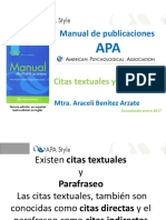 Citas Textuales APA 2017