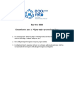 Lineamientos Website Presencia Online Ecoreto 2022