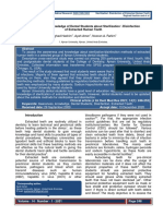 Dental Students' Awareness of Extracted Teeth Sterilization