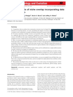 A Unified Analysis of Niche Overlap Incorporating Data of Different Types