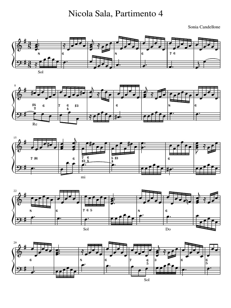 Partimento 4 for Music Students | PDF
