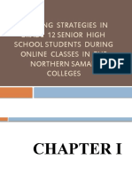 Learning Strategies in Grade 12 Senior High School Students During Online Classes in The Northern Samar Colleges