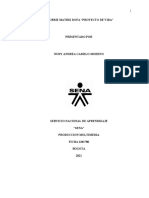 Informe Matriz DOFA - Proyecto de Vida