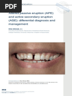 Coslet's Classification of Passive Eruption | PDF | Periodontology ...