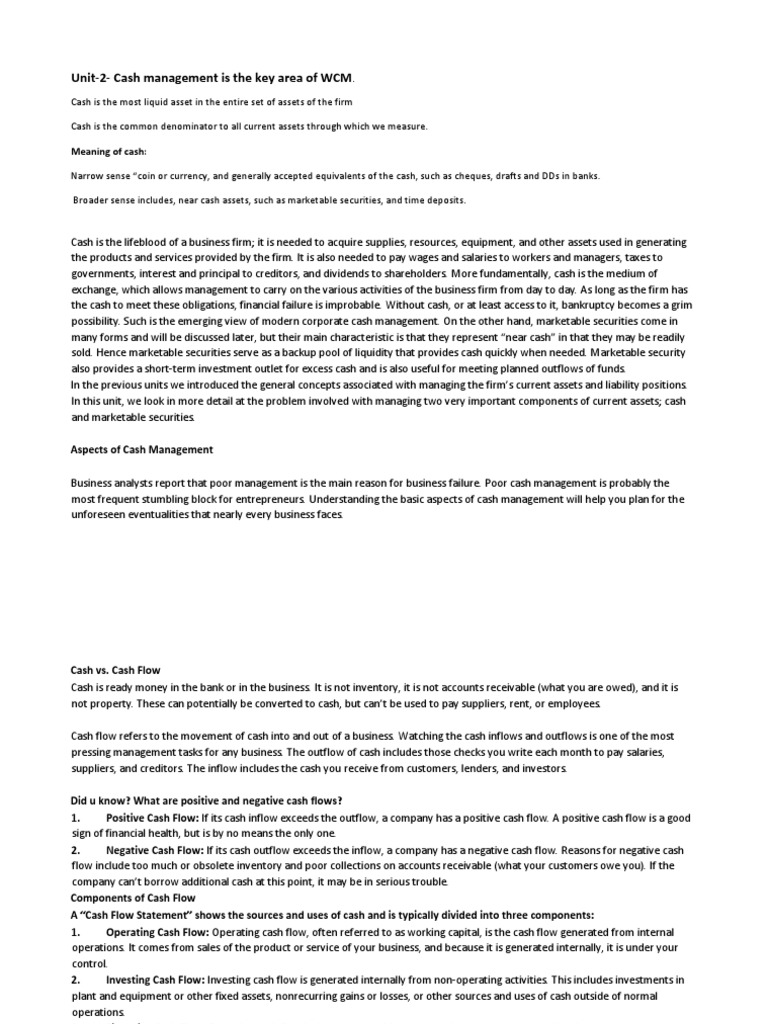 Acf Unit 2 | PDF | Business | Finance & Money Management