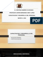 Capacitación y desarrollo del personal en línea