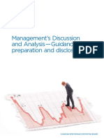 Management's Discussion and Analysis - Guidance On Preparation and Disclosure