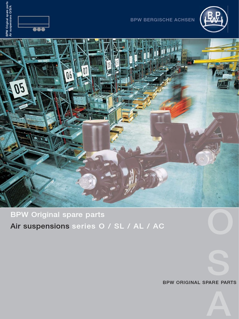 BPWZawieszenia Pneumatyczne Katalog Czesci Zamiennych PDF Axle