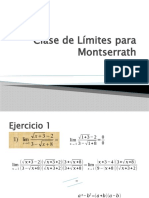 Clase de Límites Para Montserrath