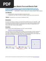 Lab 02: Charges, Electric Force and Electric Field