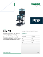Md40 - Technical Features: Scheda Tecnica
