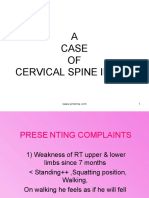 A Case OF Cervical Spine Injury