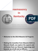 2013 Masonic Education Slides