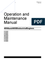 Operation and Maintenance Manual: 400Aand400Dindustrialengines