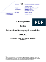 A Strategic Plan For The International Cartographic Association 2003-2011