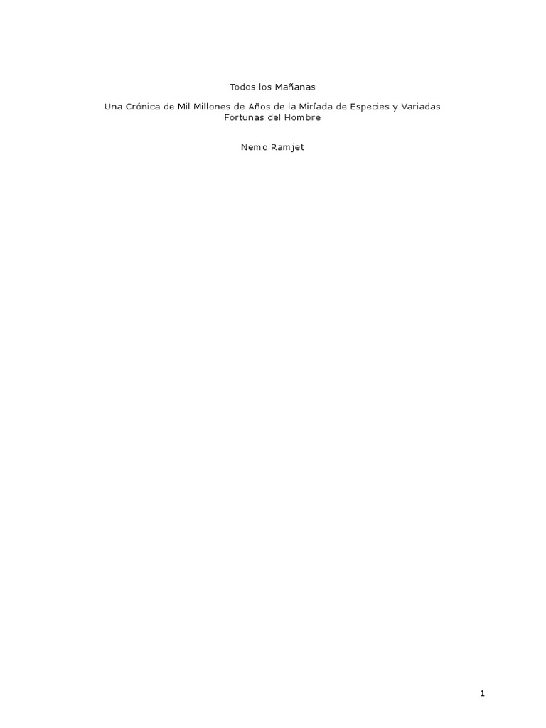 All Tomorrows en Español | PDF | Marte | Tierra
